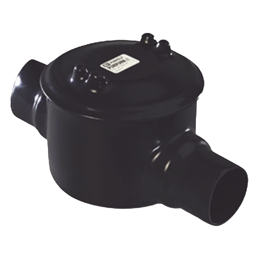 Caja para Áreas Peligrosas con Tapa Tipo GRC de 3/4" (19 mm) con Recubrimiento de PVC e Interior de Uretano.