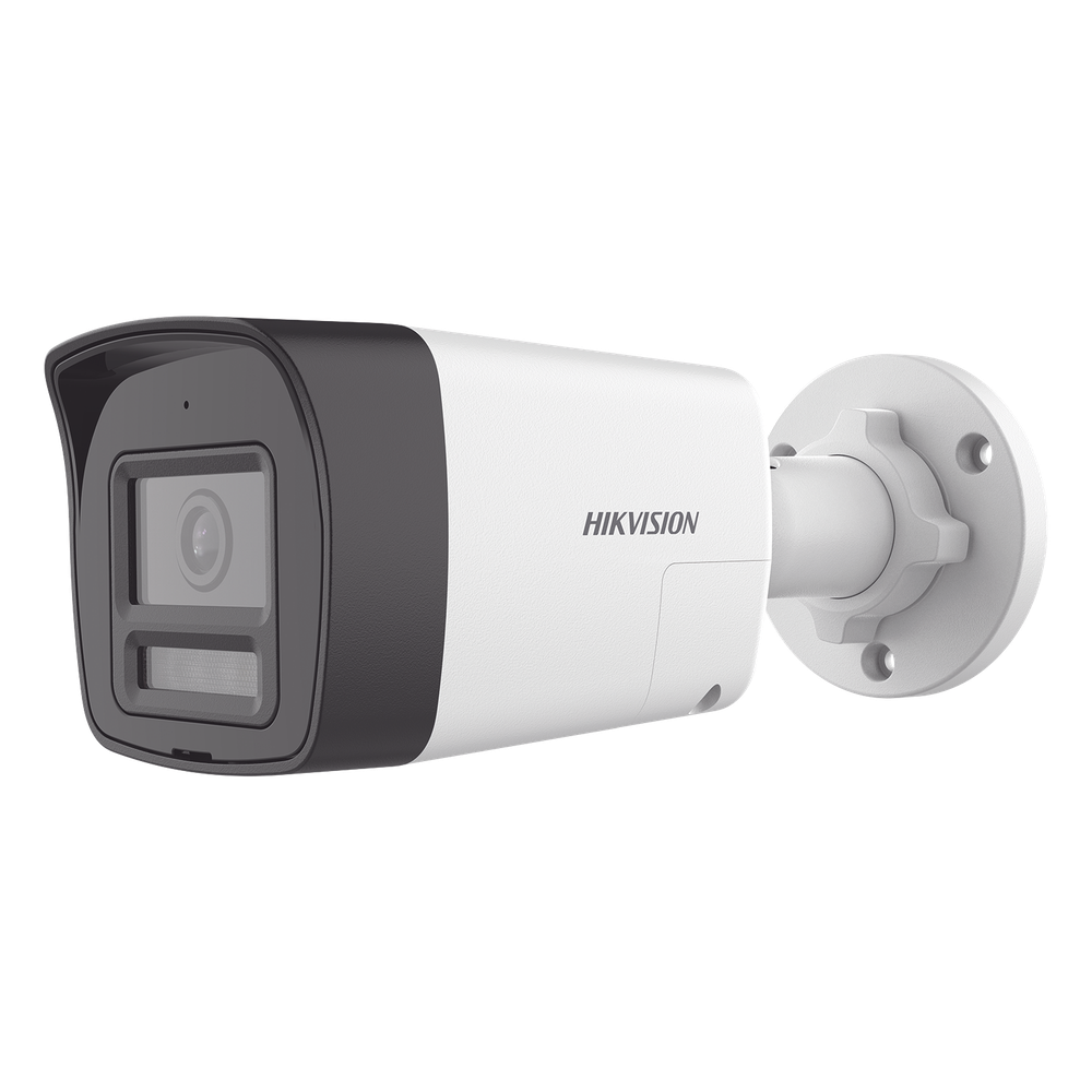 [Audio Bidireccional + Dual Light + ColorVu] Bala TURBOHD 3K (5 Megapixel) / Lente 2.8 mm Angulo de vision 112° / 30 mts IR EXIR + 20 mts Luz Blanca
