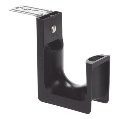 Sujetador STRONGHOLD tipo J (J-Hook), Con Soporte para Montaje en Techo, Para 46 Cables Cat6, Nylon 6.6, Color Negro, 1 pieza