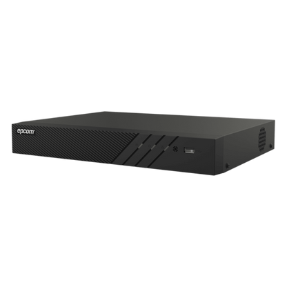 DVR 16 Canales TURBOHD + 16 Canales IP / 8 Megapixel (4K) / Audio Bidireccional/ ACUSENSE / 1 Bahía de Disco Duro / Salida de Video en 4K / H.265+