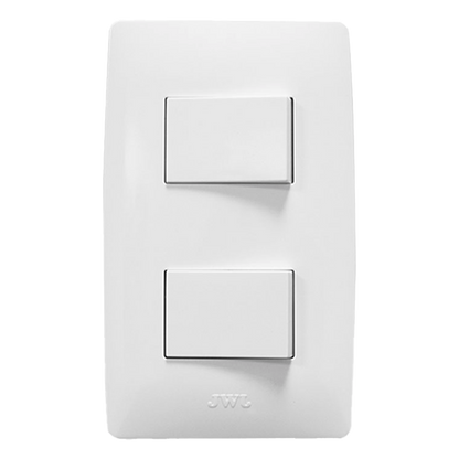 Apagador Doble de 127 V~60 Hz 10 A/ Color Blanco.