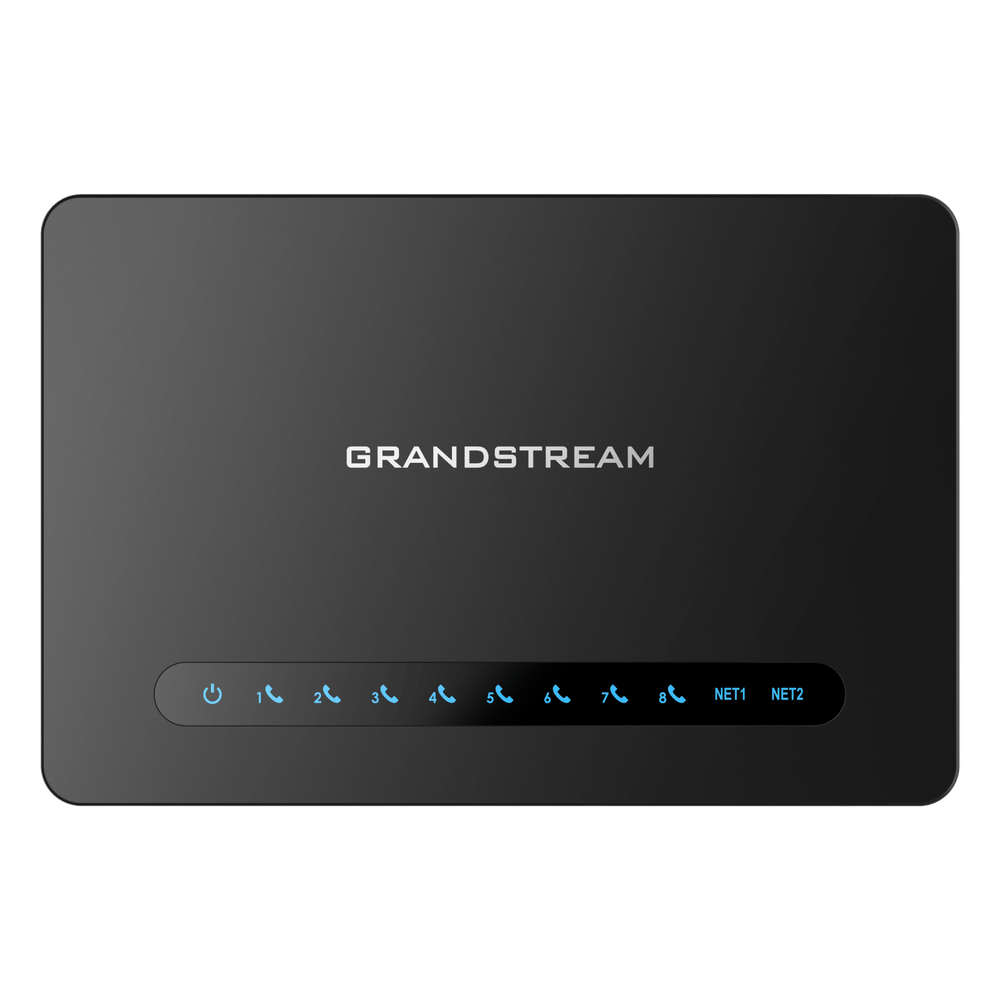 Gateway 8 Puertos FXS (Conectar Teléfono Análogo) con Router NAT Gigabit / 2 Perfiles SIP / Cifrado AES / Conferencia de Voz 3 Participantes