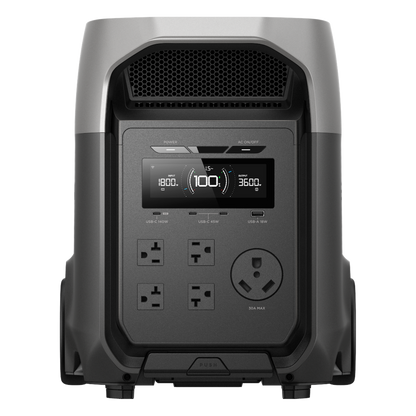 Estación de Energía Portátil EcoFlow DELTA 3 ULTRA, 3072Wh, Batería LiFePO4, Salida 3600W (Surge 7200W)