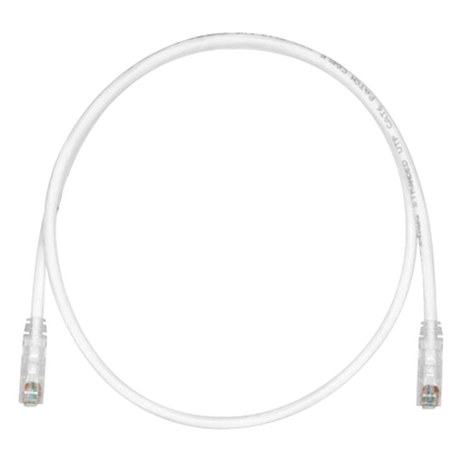 Cable de Parcheo TX6, UTP Cat6, 24 AWG, CM, Color Blanco Mate, 0.91 Metros (3 Pies)
