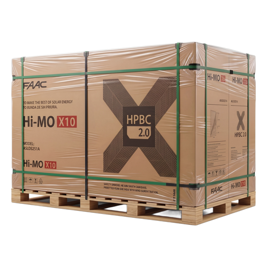 Pallet con 35 Modulo Solar LR772HVHF645M HI-MO X10,ANDTIDUST 645 W, 53.8 Vcc, Monocristalino HPBC
