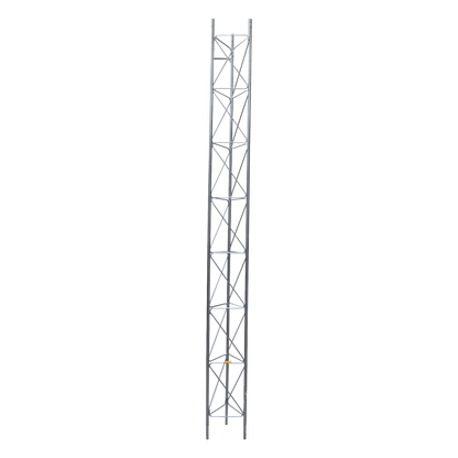 Tramo de Torre Arriostrada de 3m x 35cm, Galvanizado por Electrólisis, Hasta 45 m de Elevación. Zonas Secas.