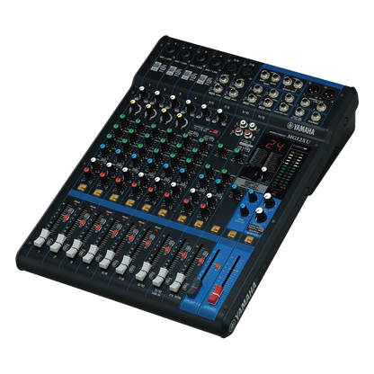 Mezcladora de Audio | 12 Canales | 6 Entradas de Micrófono/línea | 2 Entradas Estéreo | Efectos Integrados | Alimentación Phantom | USB