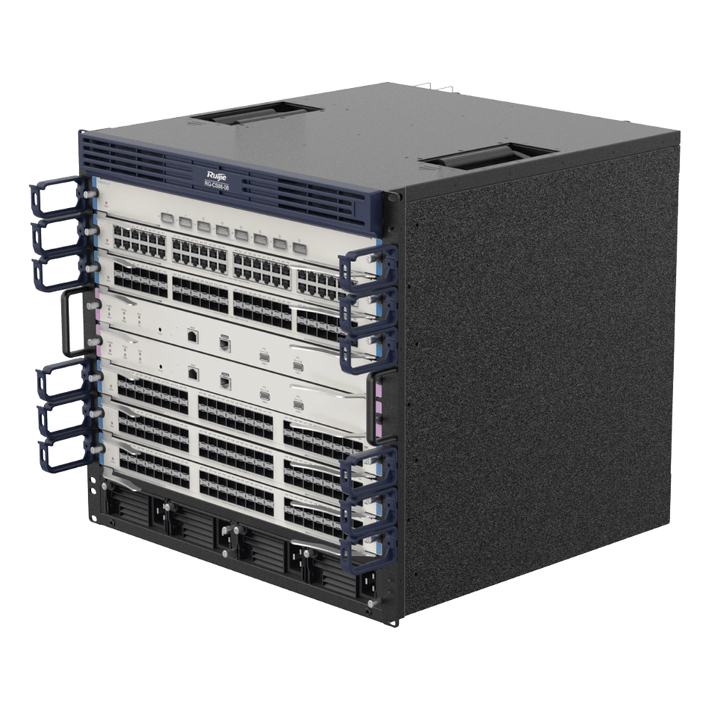 RG-CS88-08 switch core L3 chassis p/ 6 tarjetas y 2 supervisores