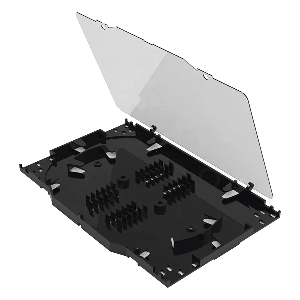 Charola de Empalme para Fibra Óptica, Protección para 24 Empalmes de Fusión o Mecánicos, Compatible con Distribuidor LPODF8024