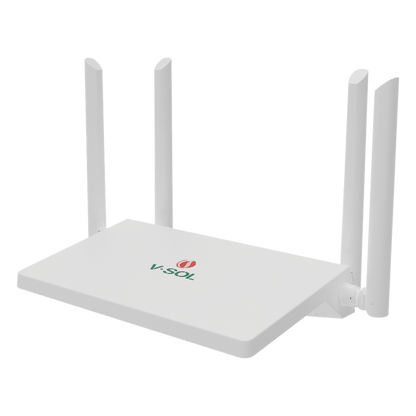 Router Inalámbrico WiFi 6 / 4 puertos LAN Gigabit/ Soporta MESH con las ONUs WiFi 6 de V-SOL / Diseño Compacto