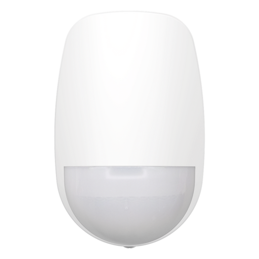 (AX PRO) Detector PIR Inalámbrico de Doble Tecnología / Inmunidad a Mascotas / Rango de Detección de 12 mts / Angulo de 85.9° de Cobertura