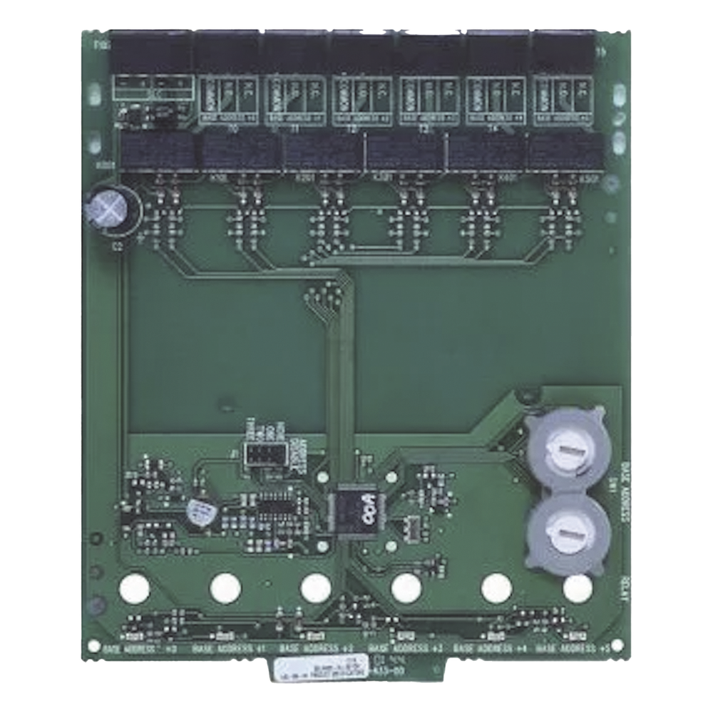 Módulo de control direccionable de seis relevadores Form-C para sistema de alarma contra incendio inteligente