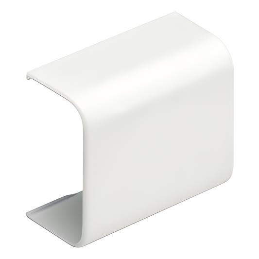 Unión recta, para uso con canaleta LD3, material ABS, Color Blanco Mate