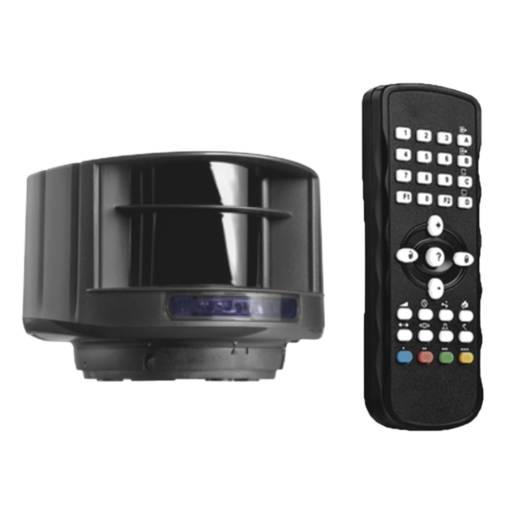 Kit de Sensor láser y control remoto / Evite el uso de lazos magnéticos / Protege carriles de hasta 9.6 m de ancho y 9.6 metros de profundidad