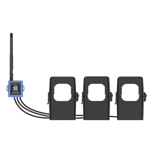 Medidor de corriente LoRaWAN para tres fases hasta 500 ampers