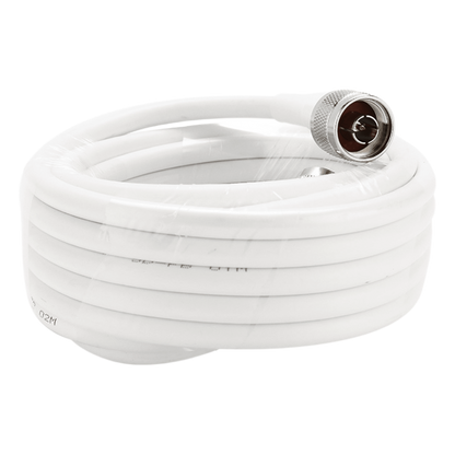 Jumper Coaxial con Cable Epcom295 | Conector N Macho en los Extremos | 12 Metros de Longitud