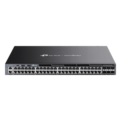 Switch L3 Gestionable Apilable / 48 Puertos Gigabit PoE+ / 6 Ranuras 10G SFP+ / Presupuesto PoE Hasta 1440W / Apilamiento Físico hasta 8 Unidades