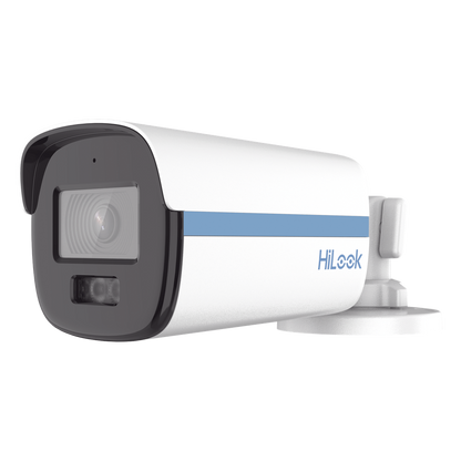 [Dual Light + ColorVu] Bala TURBOHD 3K / 5 Megapixel / Lente 3.6 mm / Audio por Coaxitron / 40 mts IR + 40 mts Luz Blanca / Exterior IP67 / Metal