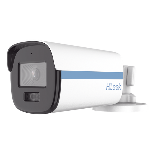 [Dual Light + ColorVu] Bala TURBOHD 3K / 5 Megapixel / Lente 3.6 mm / Audio por Coaxitron / 40 mts IR + 40 mts Luz Blanca / Exterior IP67 / Metal