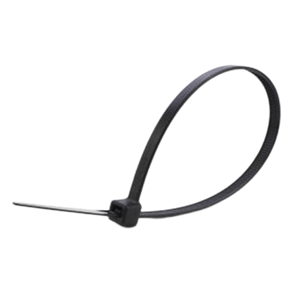 Corbata o Cincho de Nylon Color Negro, 4.8 x 280mm (100 piezas)
