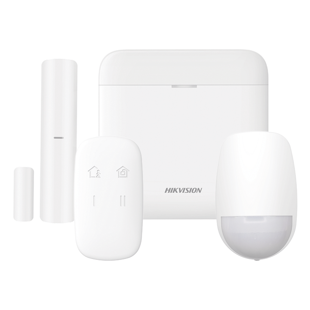 (AX PRO) KIT de Alarma AX PRO / Incluye: 1 Hub con bateria de respaldo / 1 Sensor PIR / 1 Contacto Magnético / 1 Control Remoto / WiFi / Compatible