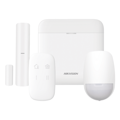 (AX PRO) KIT de Alarma AX PRO / Incluye: 1 Hub con bateria de respaldo / 1 Sensor PIR / 1 Contacto Magnético / 1 Control Remoto / WiFi / Compatible