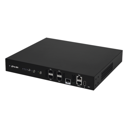 UFiber GPON OLT, Terminal de línea óptica hasta 512 ONUs concurrentes, con 4 puertos SFP GPON + 1 puertos SFP+ 10 G