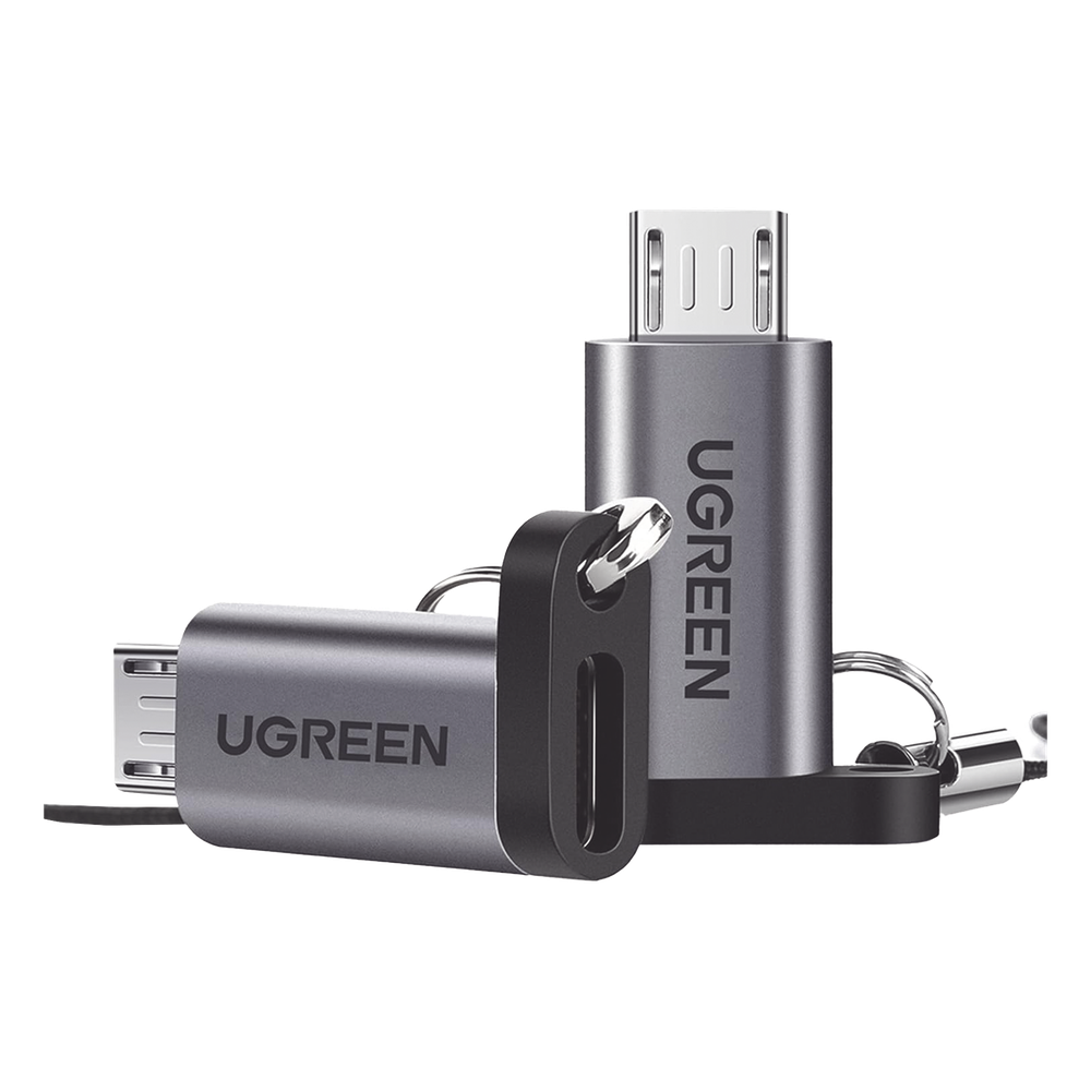 Adaptador USB-C 3.1 a Micro USB | Carga Rápida | FPC/QC2.0 | Sincronización de Datos | Velocidad de Transferencia de hasta 480Mbps | Incluye Cordón |