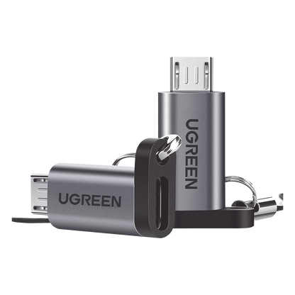 Adaptador USB-C 3.1 a Micro USB | Carga Rápida | FPC/QC2.0 | Sincronización de Datos | Velocidad de Transferencia de hasta 480Mbps | Incluye Cordón |