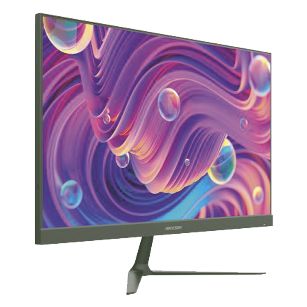 Monitor LED Full HD (1080p) de 23.8" / Ideal para CCTV, Oficina y Hogar / Entrada HDMI-VGA / Montaje VESA ( 75 X 75) / Uso 16/7 / Backlight E-LED