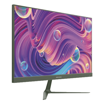 Monitor LED Full HD (1080p) de 23.8" / Ideal para CCTV, Oficina y Hogar / Entrada HDMI-VGA / Montaje VESA ( 75 X 75) / Uso 16/7 / Backlight E-LED