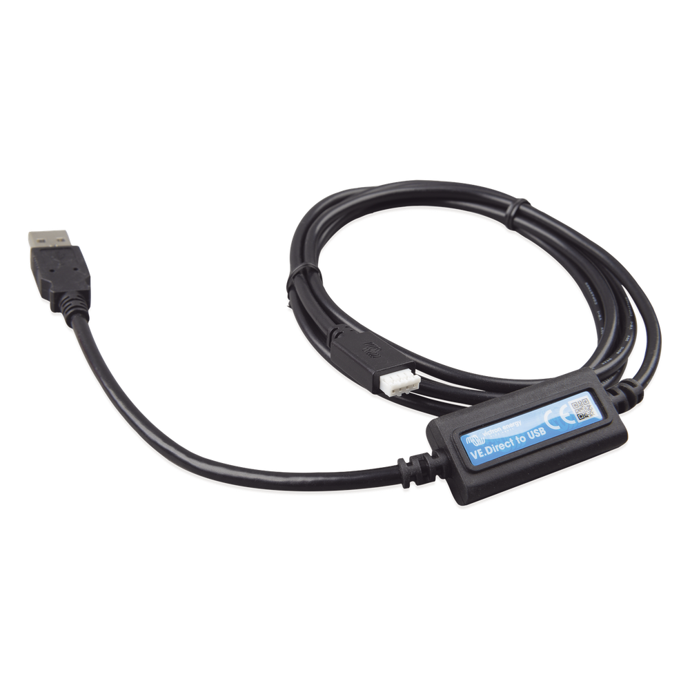 Cable de Comunicación VE.Direct a USB para controladores Victron
