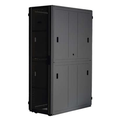 Gabinete FlexFusion™ XGL (Light) para Centros de Datos, 48 UR, 800 mm de Ancho, 1070 mm de Profundidad, Fabricado en Acero, Color Negro