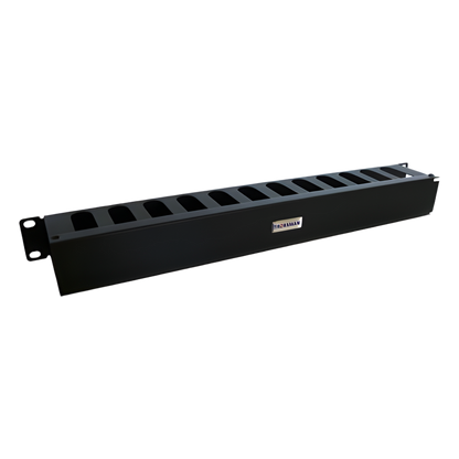 Organizador de cables horizontal de 19", 1UR