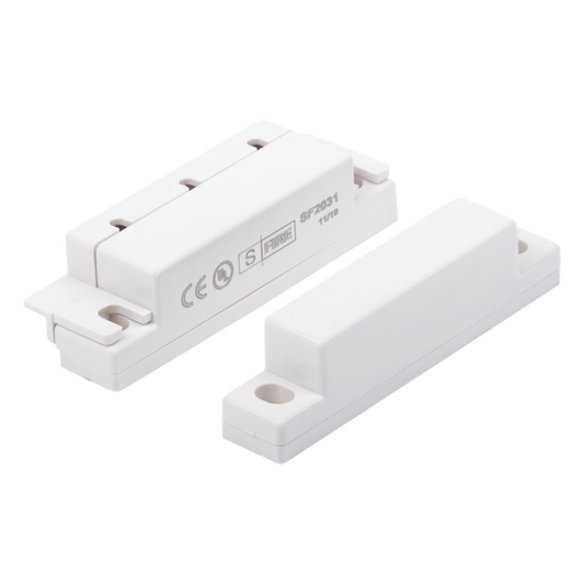 Contacto magnético para puertas y ventanas color blanco / GAP: 33 mm