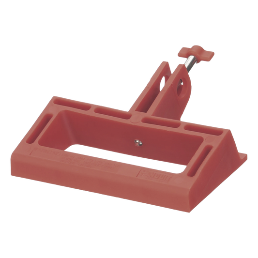 Bloqueador LOTO de Manija Grande para Disyuntores de Caja Moldeada, 2.24" (56.8m) Largo x 3.75" (95.2mm) Ancho. Color rojo