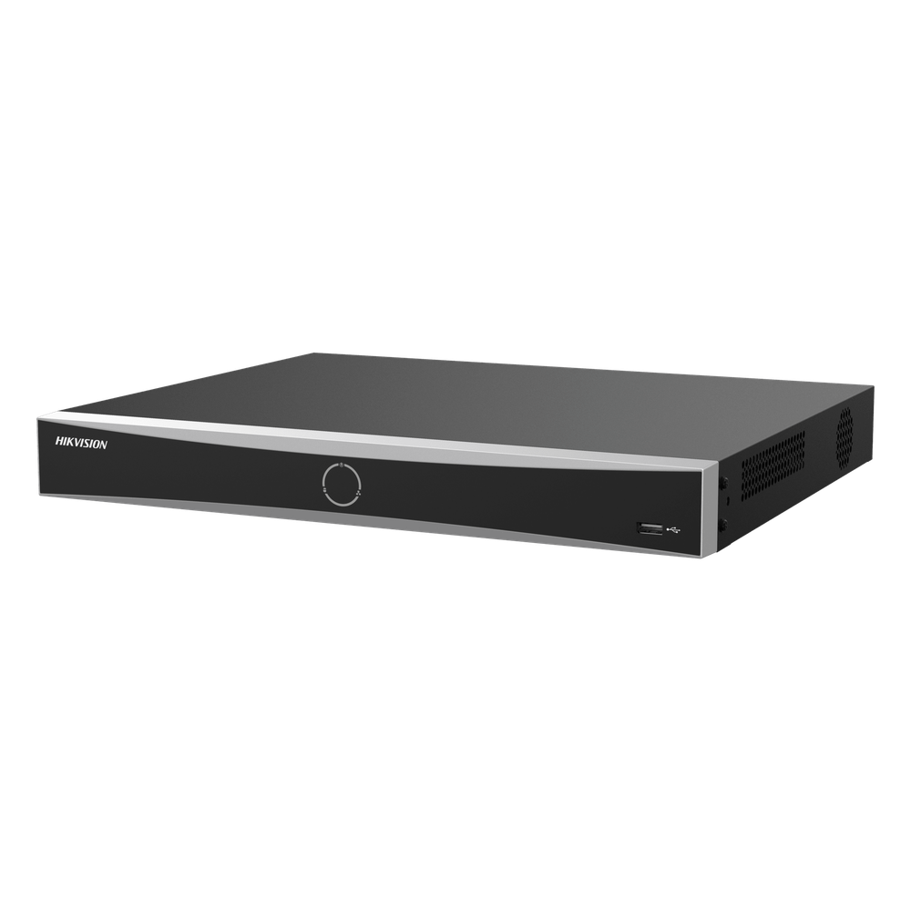[AcuSearch] NVR 12 Megapixel (4K) / 32 canales IP / 16 Puertos PoE+ / Recocimiento Facial / AcuSense (Evita Falsas Alarmas) / 2 Bahías de Disco Duro