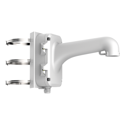 Montaje de Poste para Domos Hikvision / Color Blanco / Uso en Exterior