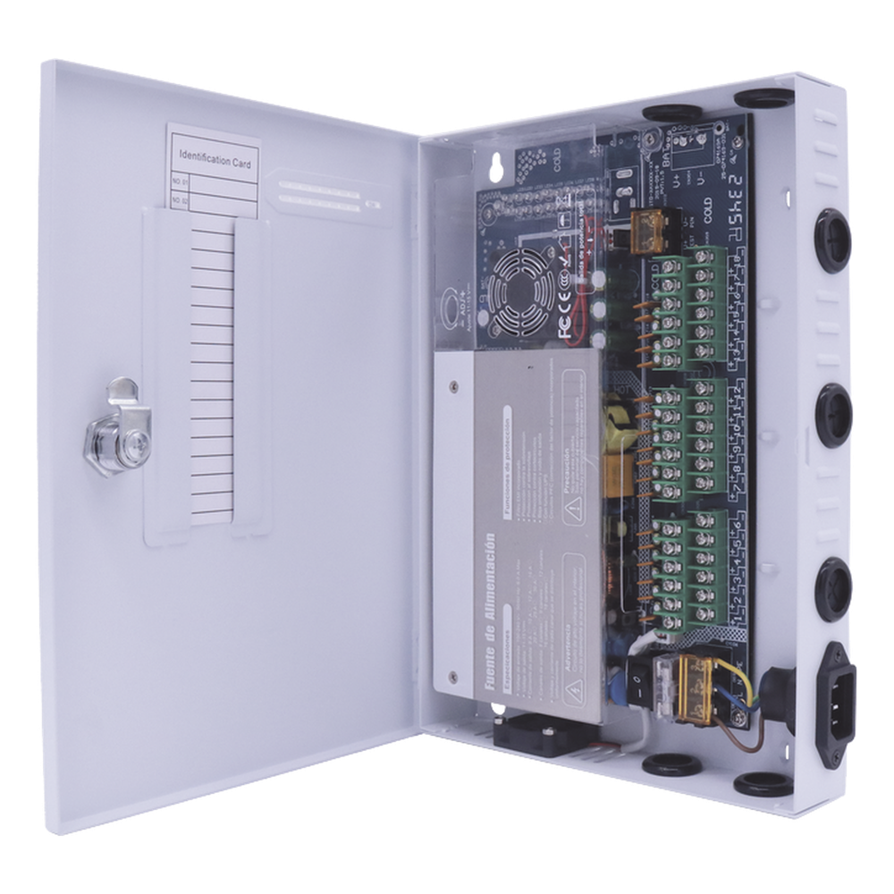 Fuente PREMIUM / 11-15 V / 18 canales / 30 A / Alta tecnología en seguridad / Doble ventilador / Hasta 1.85 Amperes por Salida / Filtro de Ruido por