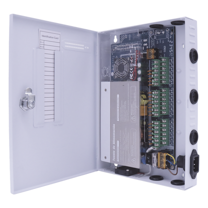 Fuente PREMIUM / 11-15 V / 18 canales / 30 A / Alta tecnología en seguridad / Doble ventilador / Hasta 1.85 Amperes por Salida / Filtro de Ruido por