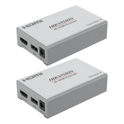 Kit Extensor de Video y Audio HDMI / 4K (3840×2160) a 60 Hz / Hasta 120 m (393.7 ft) con Cat 6 / Cero Latencia / Plug-and-Play / Transmisor y Receptor