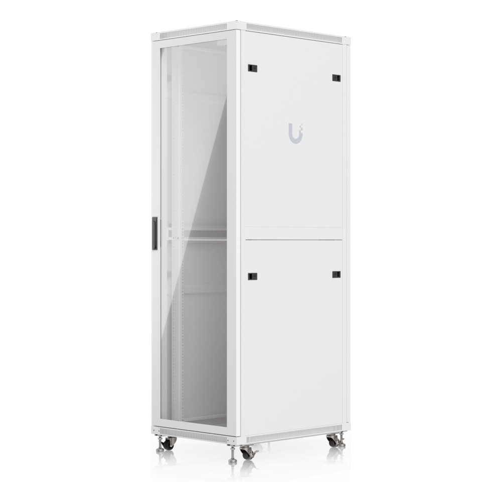 UACC Rack Cabinet 42U (600 × 800 mm) – Gabinete de Piso Totalmente Ensamblado con Ventiladores Integrados, Paneles Removibles, Ruedas con Seguro y