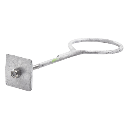 Ancla con Aro, largo: 40 cm. de 1/2" de espesor para Losa o Pared. Galvanizado por Inmersión.