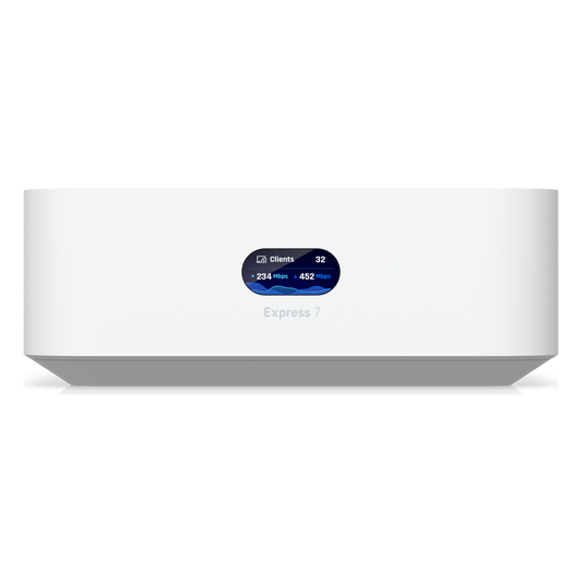 UniFi Express UX7 Cloud Gateway Compacto con WiFi 7, Ejecuta UniFi Network, Alimenta una Red Completa o Funciona como Punto de Acceso