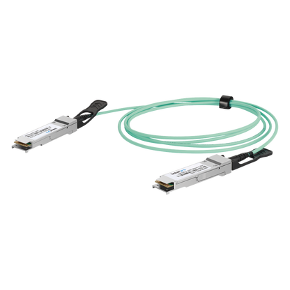 Cable AOC QSFP28 de 100 Gbps a 100 Gbps / Cable de fibra óptica Activo / Longitud: 3 metros