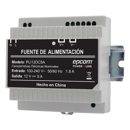 Fuente Industrial Epcom Power Line 12 Vcc 5Amperes