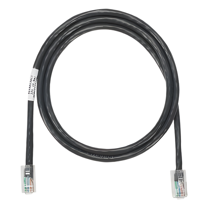 Cable de Parcheo UTP Categoría 5e, con Plug Modular en Cada Extremo - 2 Metros (6.56 Pies) - Negro