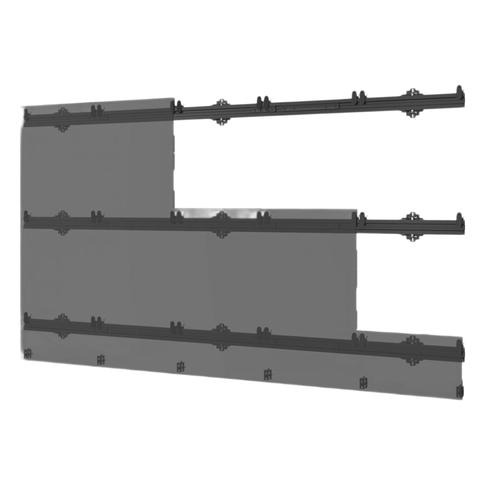 Sistema de Montaje Universal para paneles LED dvLED / SEAMLESS Connect / 5x5 Paneles / Capacidad (284.1 kg) / Aluminio / Ajuste de Precisión / Hasta