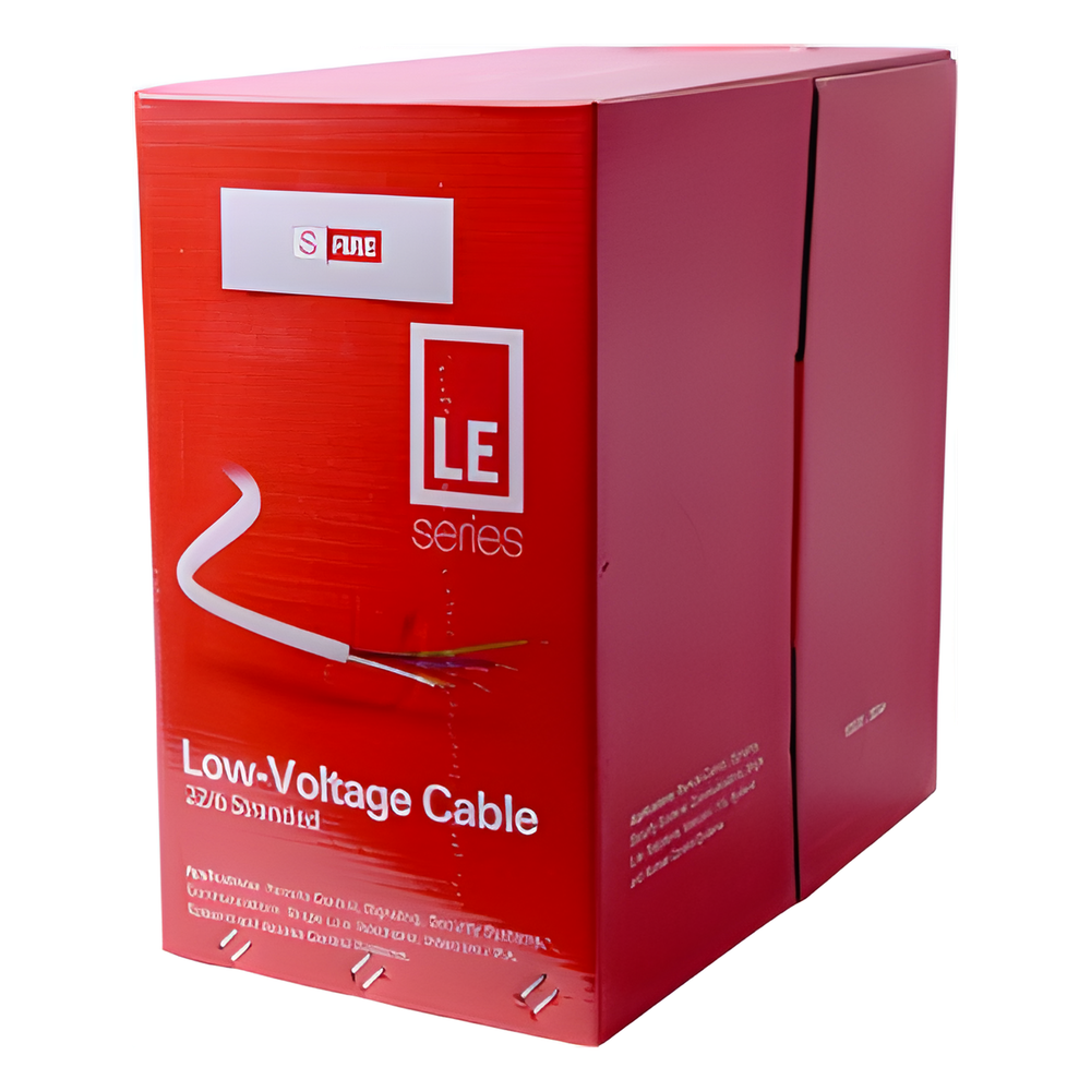 Bobina de 305 m (1000 ft) / Cable para Alarma 6x22 AWG / CCA / Blanco