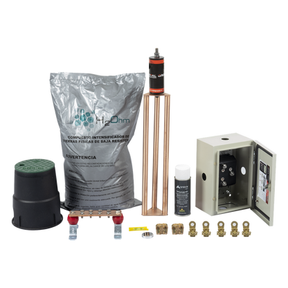Kit de Tierra Física modelo TG100K con Electrodo Magnetoactivo 67 x 17 cm, capacidad Max: 100 AMP